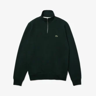 Herre-sweatshirt med glidelås og høy hals