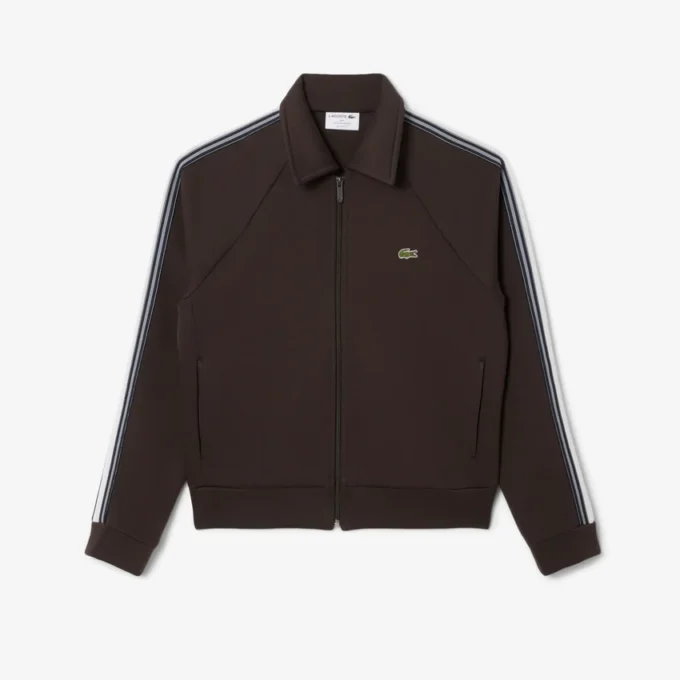 Herre-sweatshirt med glidelås, produsert i Frankrike