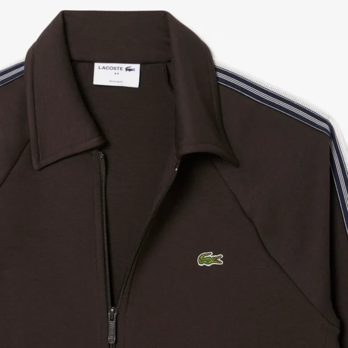 Herre-sweatshirt med glidelås, produsert i Frankrike