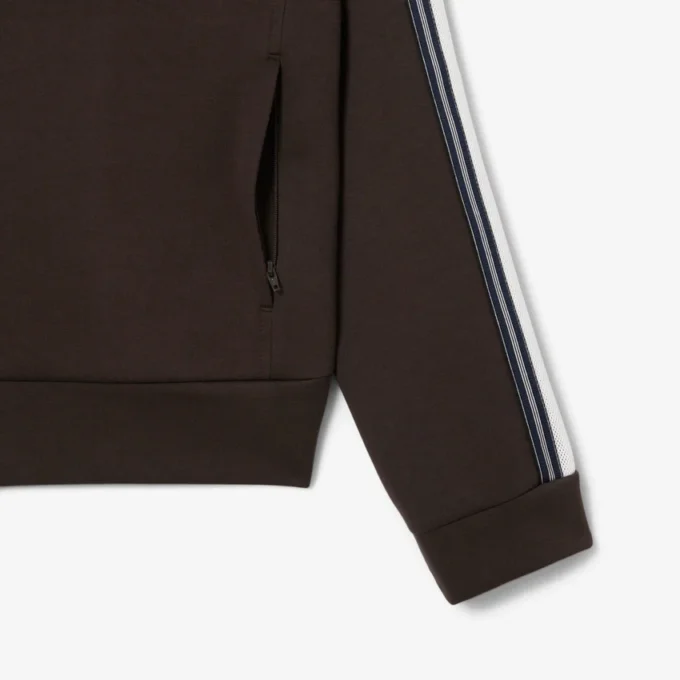 Herre-sweatshirt med glidelås, produsert i Frankrike