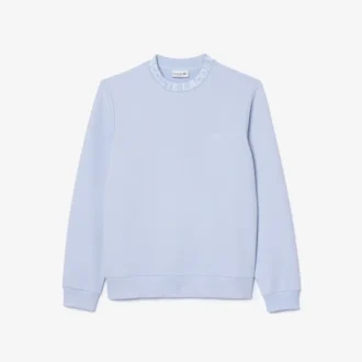 Herre-sweatshirt med logo og rund hals