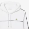 Herre-sweatshirt med logo og striper i klassisk passform