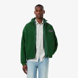 Herre-sweatshirt med løs passform og signaturmerke