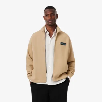 Herre-sweatshirt med løs passform og signaturmerke