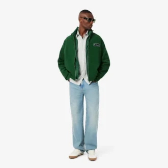 Herre-sweatshirt med løs passform og signaturmerke