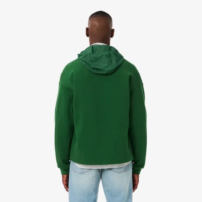 Herre-sweatshirt med løs passform og signaturmerke