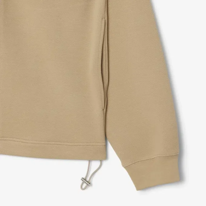 Herre-sweatshirt med løs passform og signaturmerke