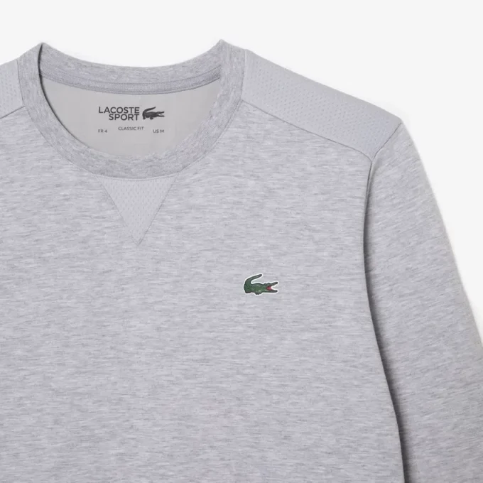 Herre-sweatshirt med mesh-paneler