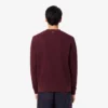 Herre-sweatshirt med preget logo i piqué