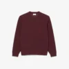Herre-sweatshirt med preget logo i piqué