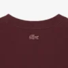 Herre-sweatshirt med preget logo i piqué