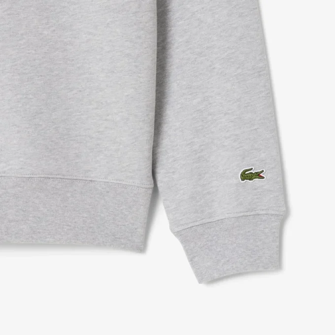 Herre-sweatshirt med rund hals og klassisk passform
