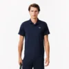 Herre-tennis-polo i jersey med regular fit og Ultra Dry-teknologi