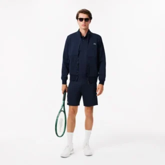 Herre-tennis-polo i jersey med regular fit og Ultra Dry-teknologi
