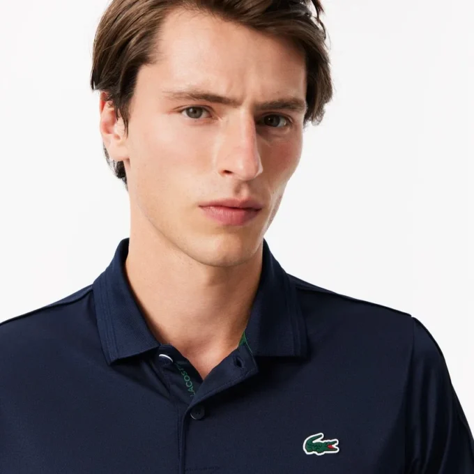 Herre-tennis-polo i jersey med regular fit og Ultra Dry-teknologi