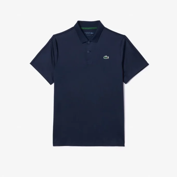 Herre-tennis-polo i jersey med regular fit og Ultra Dry-teknologi