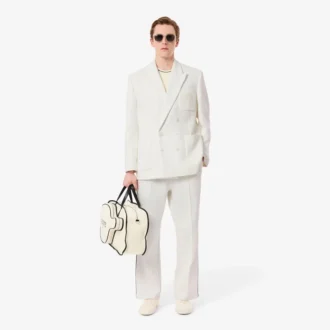 Herreblazer med dobbeltspent knappestolpe og brodert Heritage-merke