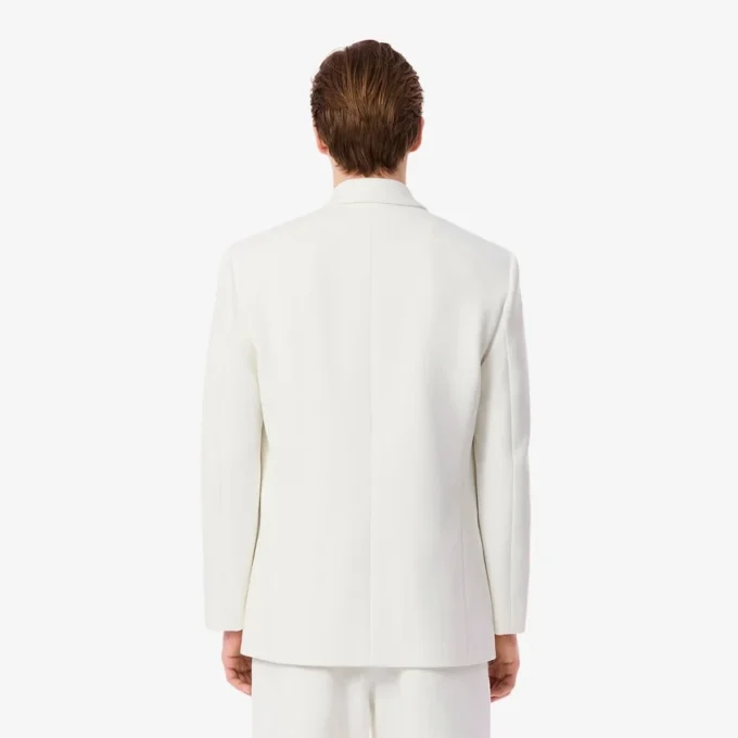 Herreblazer med dobbeltspent knappestolpe og brodert Heritage-merke