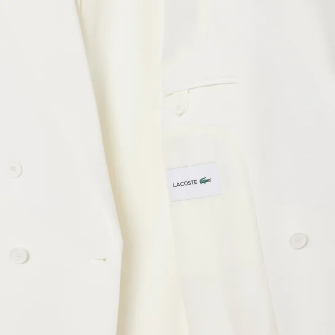 Herreblazer med dobbeltspent knappestolpe og brodert Heritage-merke