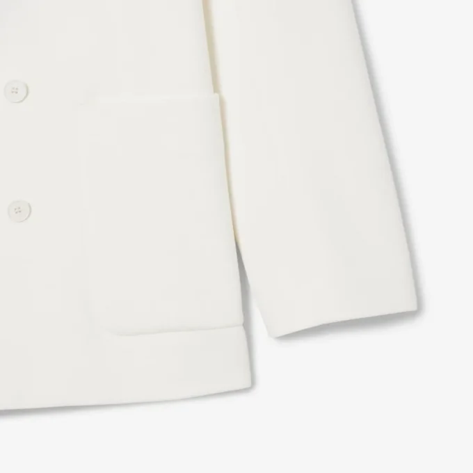 Herreblazer med dobbeltspent knappestolpe og brodert Heritage-merke