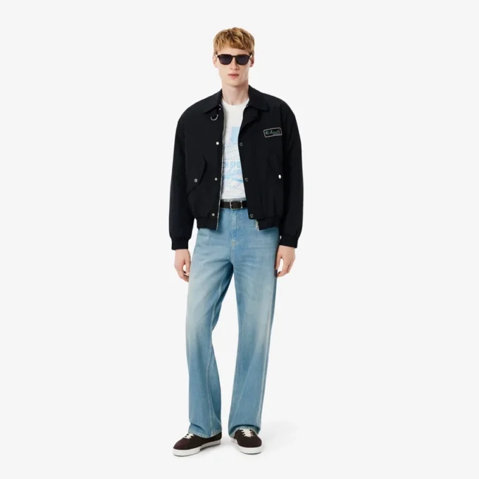 Herrejeans i løs passform med 5 lommer