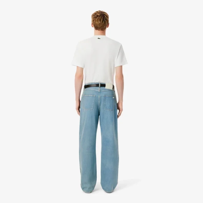Herrejeans i løs passform med 5 lommer
