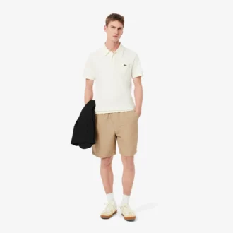 Herreshorts i ullblanding med normal passform