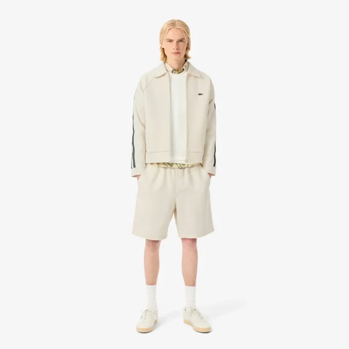 Herreshorts i ullblanding med normal passform