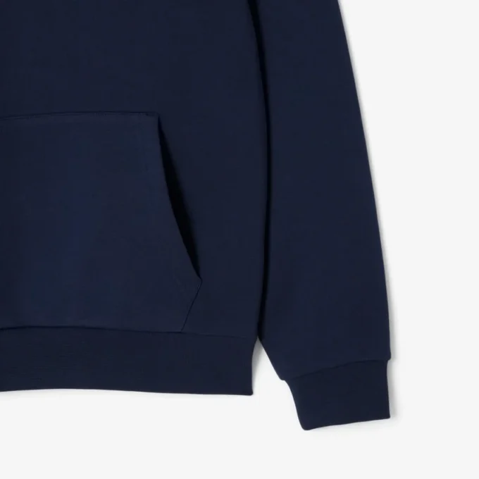 Hettegenser i bomullsfleece for menn