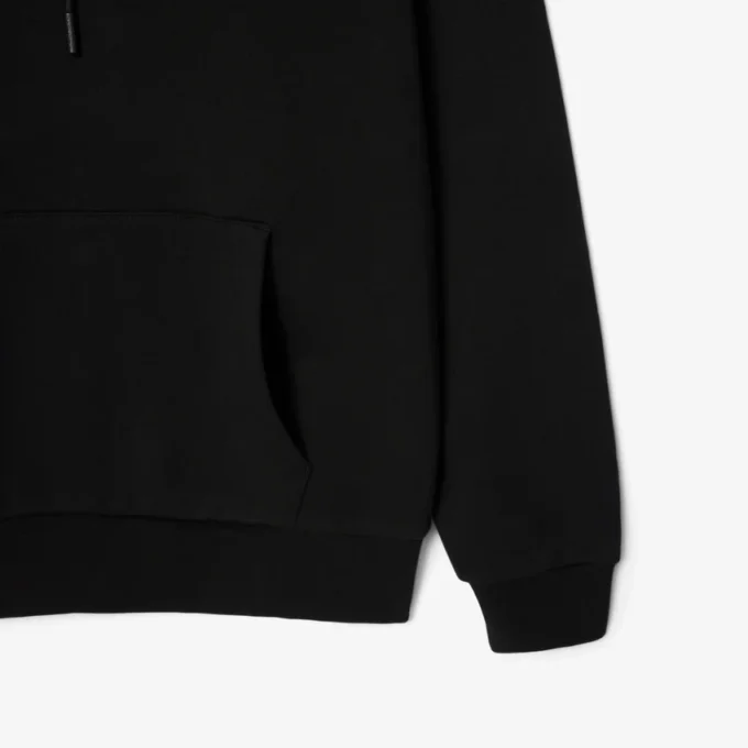 Hettegenser i bomullsfleece for menn