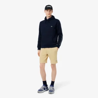 Hettegenser med logo-stripe og glidelås