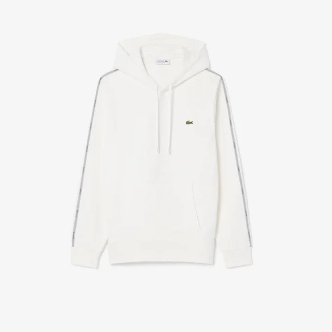 Hettegenser med logo-stripe og glidelås