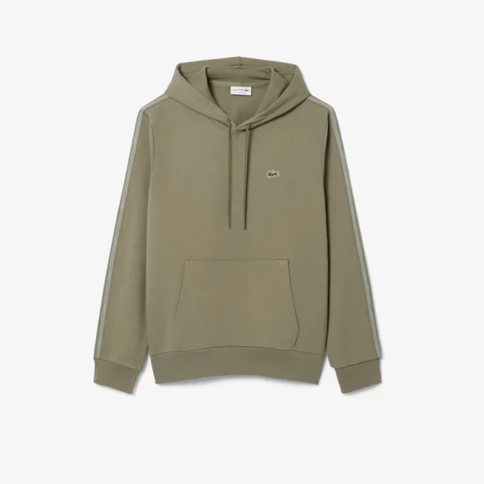 Hettegenser med logo-stripe og glidelås