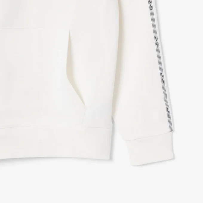 Hettegenser med logo-stripe og glidelås