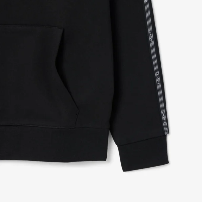 Hettegenser med logo-stripe og glidelås