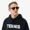 Hettegenser med tennisprint