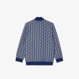 Høyhalset Paris-monogram-Sweatshirt for barn med glidelås