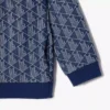Høyhalset Paris-monogram-Sweatshirt for barn med glidelås