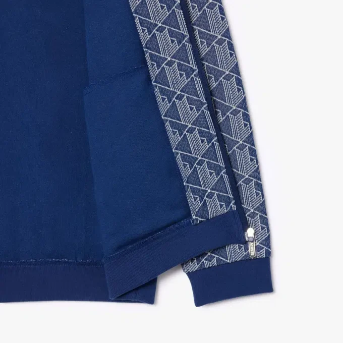 Høyhalset Paris-monogram-Sweatshirt for barn med glidelås