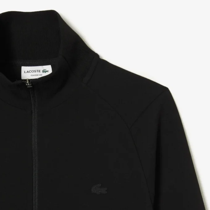 Høyhalset sweatshirt med glidelås for menn