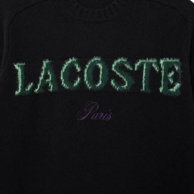 Intarsia-genser i ull for menn