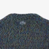 Intarsia-strikket krokodille-genser for menn