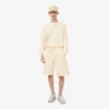Interlock-shorts med avslappet passform