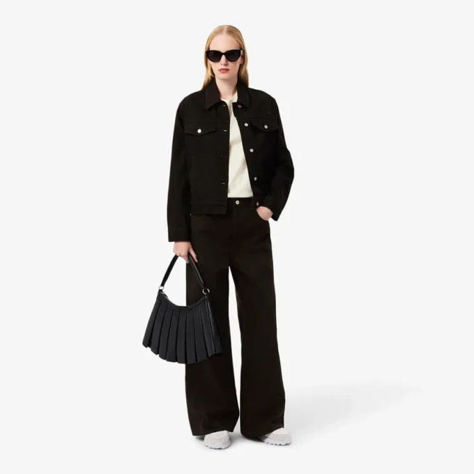 Jeans med vid passform og 5 lommer