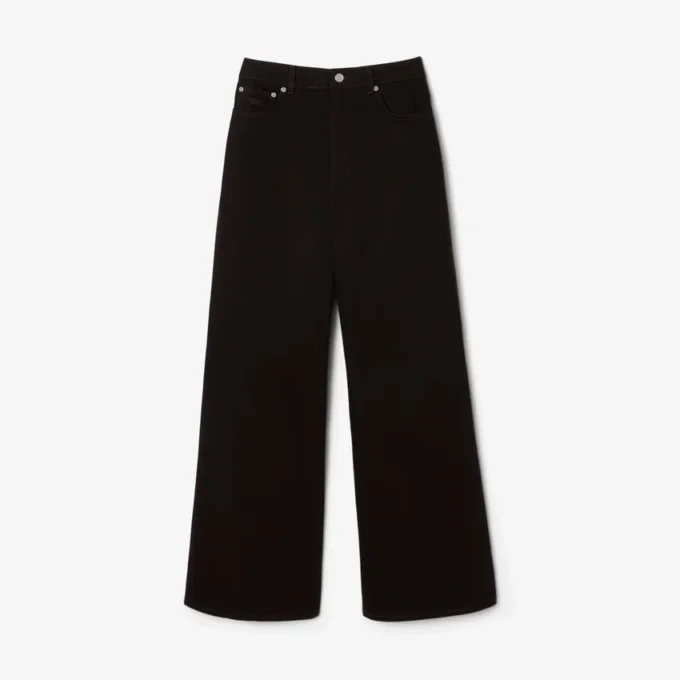 Jeans med vid passform og 5 lommer