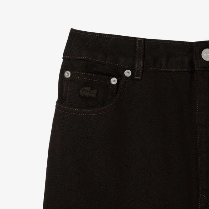 Jeans med vid passform og 5 lommer