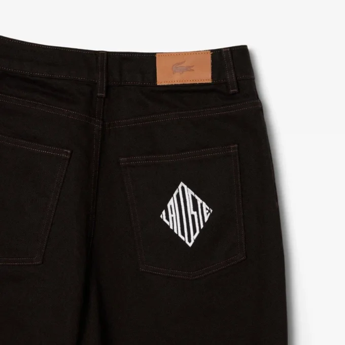 Jeans med vid passform og 5 lommer