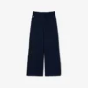 Jenters fleece-joggebukse med utvidede ben