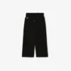 Jenters fleece-joggebukse med utvidet ben