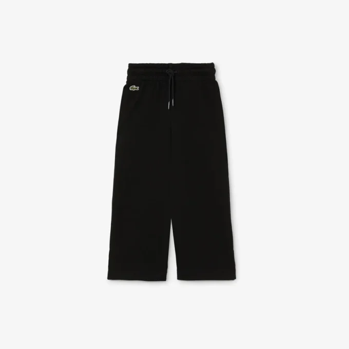 Jenters fleece-joggebukse med utvidet ben